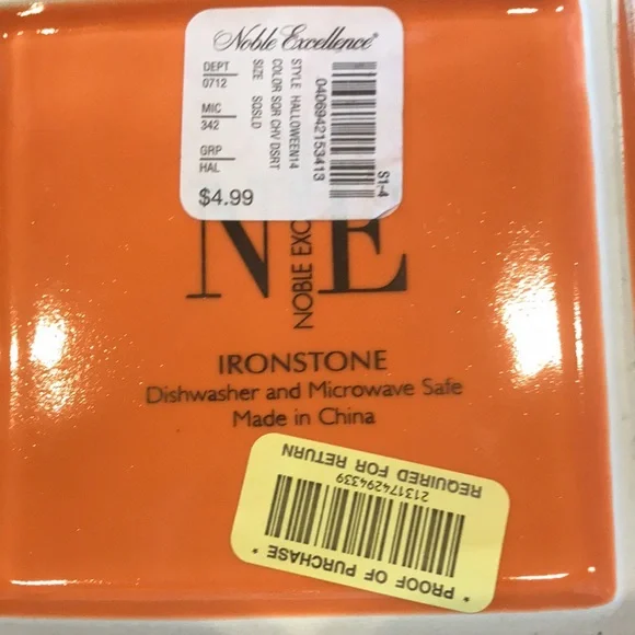 Set of 3 Small Stoneware Plates - Picture 7 of 10